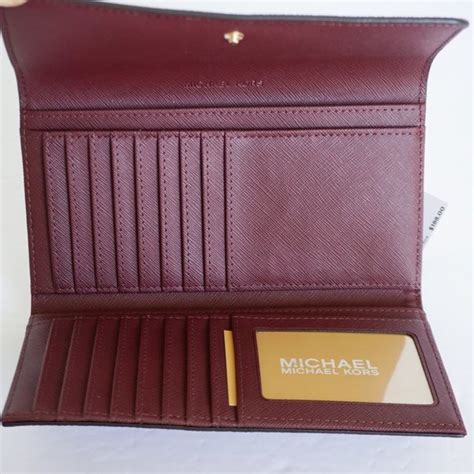 michael kors geldbörse oxblood